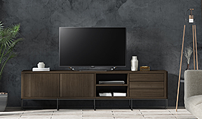 Mueble tv 2 puertas turano Varila By Bodonni