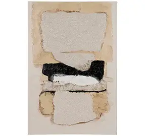 Cuadro abstracto silencio textural