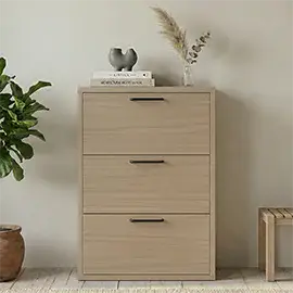 Zapatero estrecho 3 puertas nórdico Osaka Zapatero estrecho 3 puertas nórdico Osaka