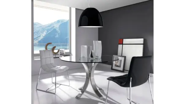 Mesa de comedor redonda Moderna Maddox