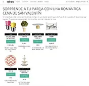 Sorprende a tu pareja con una romántica cena de san valentín