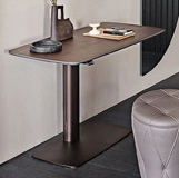 Mesa de escritorio ajustable elctricamente madera Runner Cattelan 