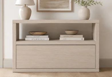 Mueble auxiliar 1 cajón nórdico Sendai