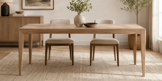 Mesa de comedor extensible nórdica Sapporo