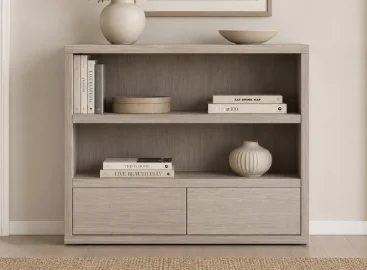 Mueble auxiliar 2 huecos nórdico Sendai