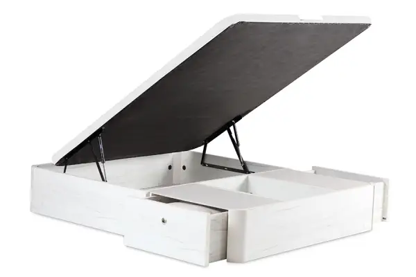 CANAPE DE MADERA CAJONES LATERALES 800