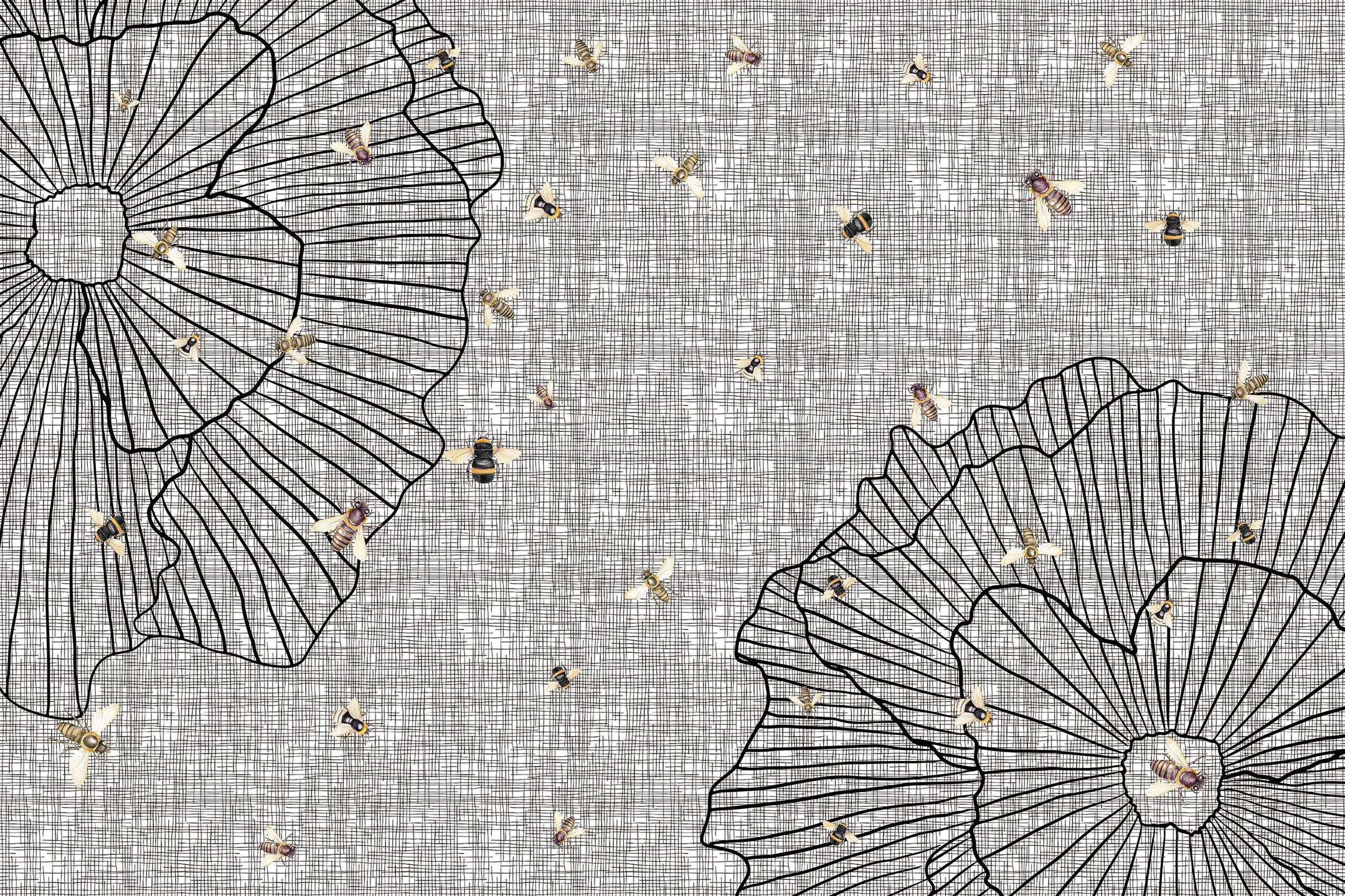 Papel pintado Bee 02 by Instabilelab Papel pintado Bee 02 by Instabilelab