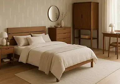 Dormitorio madera de caoba Oporto
