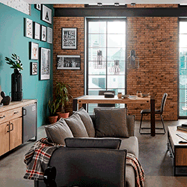 Salones de estilo industrial: todo lo que necesitas saber