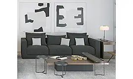 Sofá Tribeca tapizado de diseño