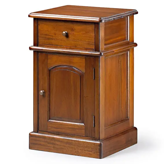 Mesita de noche 1 puerta 1 cajón Vintage Victoriana