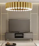 Mesa de televisión 2 cajones 2 huecos Mim