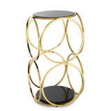 Mesa auxiliar cristal Alister