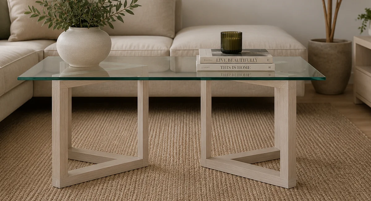 Mesa de escritorio roble nórdica Triangle