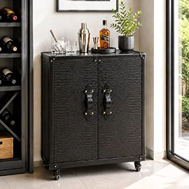Mueble Bar con Ruedas Trunk Mueble Bar con Ruedas Trunk