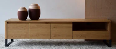 Mueble de televisión roble Kartell