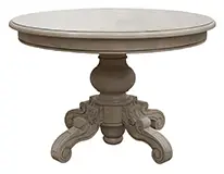 Mesa de comedor redonda vintage Lepon