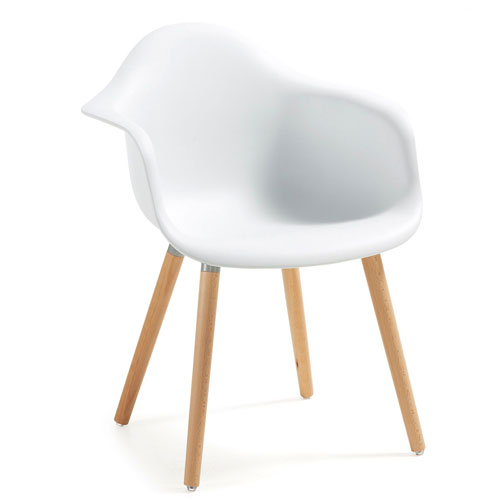 Sillón madera natural vintage Kenna