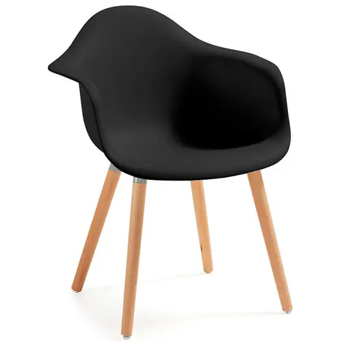 Sillón madera natural vintage Kenna
