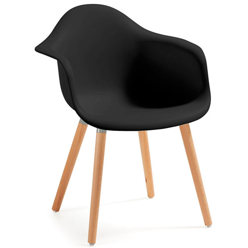 Sillón madera natural vintage Kenna