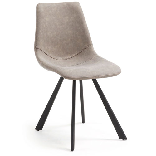 Silla vintage Tressia negro