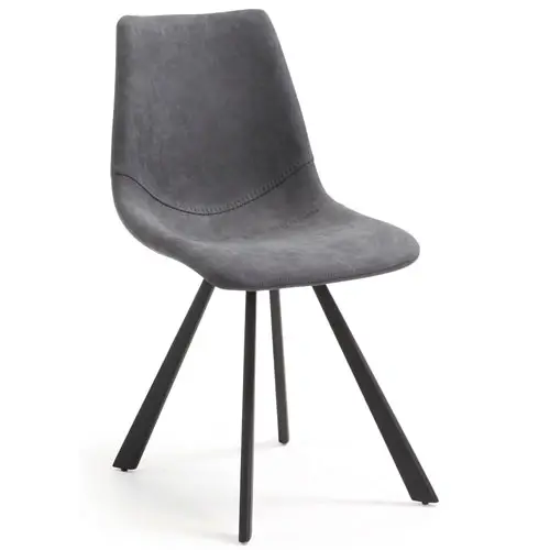Silla vintage Tressia negro