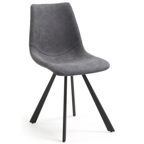 Silla vintage Tressia negro