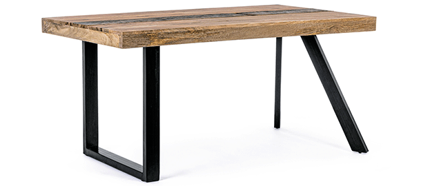Mesa de comedor industrial pequeña Vintage Manchester
