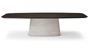 Mesa de comedor bordes biselados Napoleon by Cattelan Italia