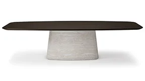 Mesa de comedor bordes biselados Napoleon by Cattelan Italia Mesa de comedor bordes biselados Napoleon by Cattelan Italia