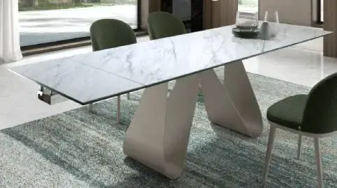 Mesa de comedor extensible rectangular Paxus