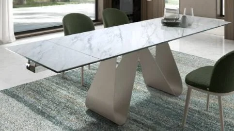 Mesa de comedor extensible rectangular Paxus