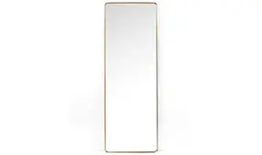 Espejo Curve Rectangular Brass