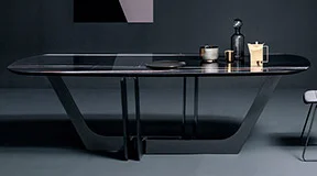 Mesa de comedor my glass y metal Cosmopolitan Devina Nais