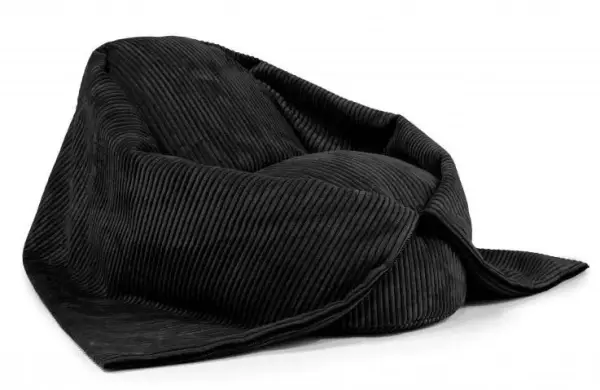Puff Cocoon tapizado en acabado Waves 