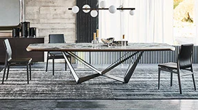 Mesa de comedor keramik premium Skorpio Cattelan Italia Mesa de comedor keramik premium Skorpio Cattelan Italia
