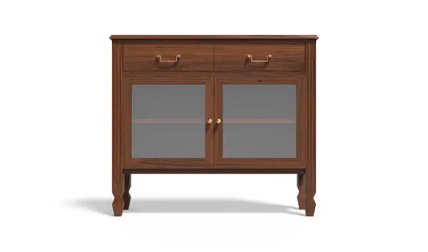 Mueble de entrada 2 puertas colonial Brookling