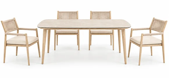 Mesa de comedor de jardín Timber Mesa de comedor de jardín Timber