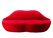 Sofá de diseño Labios 