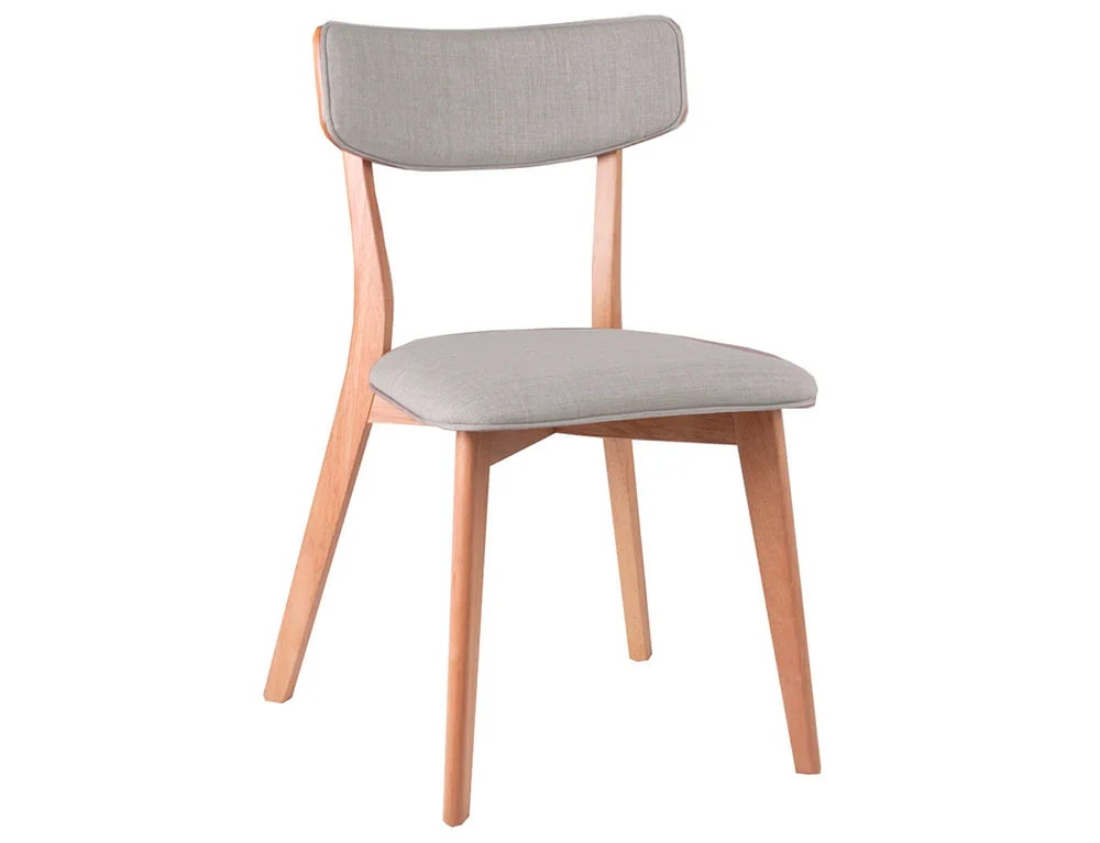 Silla nórdica nogal y gris claro Anias