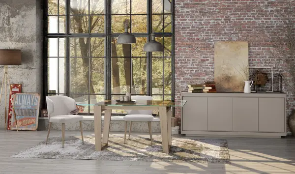 Mesa de comedor nórdica Aldora