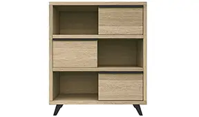 Librería pequeña 3 puertas nórdica Borgen