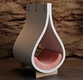 Cama para mascotas Fire by Nott Cama para mascotas Fire by Nott
