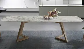 Mesa de comedor porcelánico Nil Fix