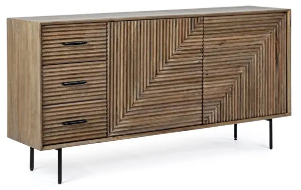 Aparador 2 puertas y 3 cajones rustico Dersay