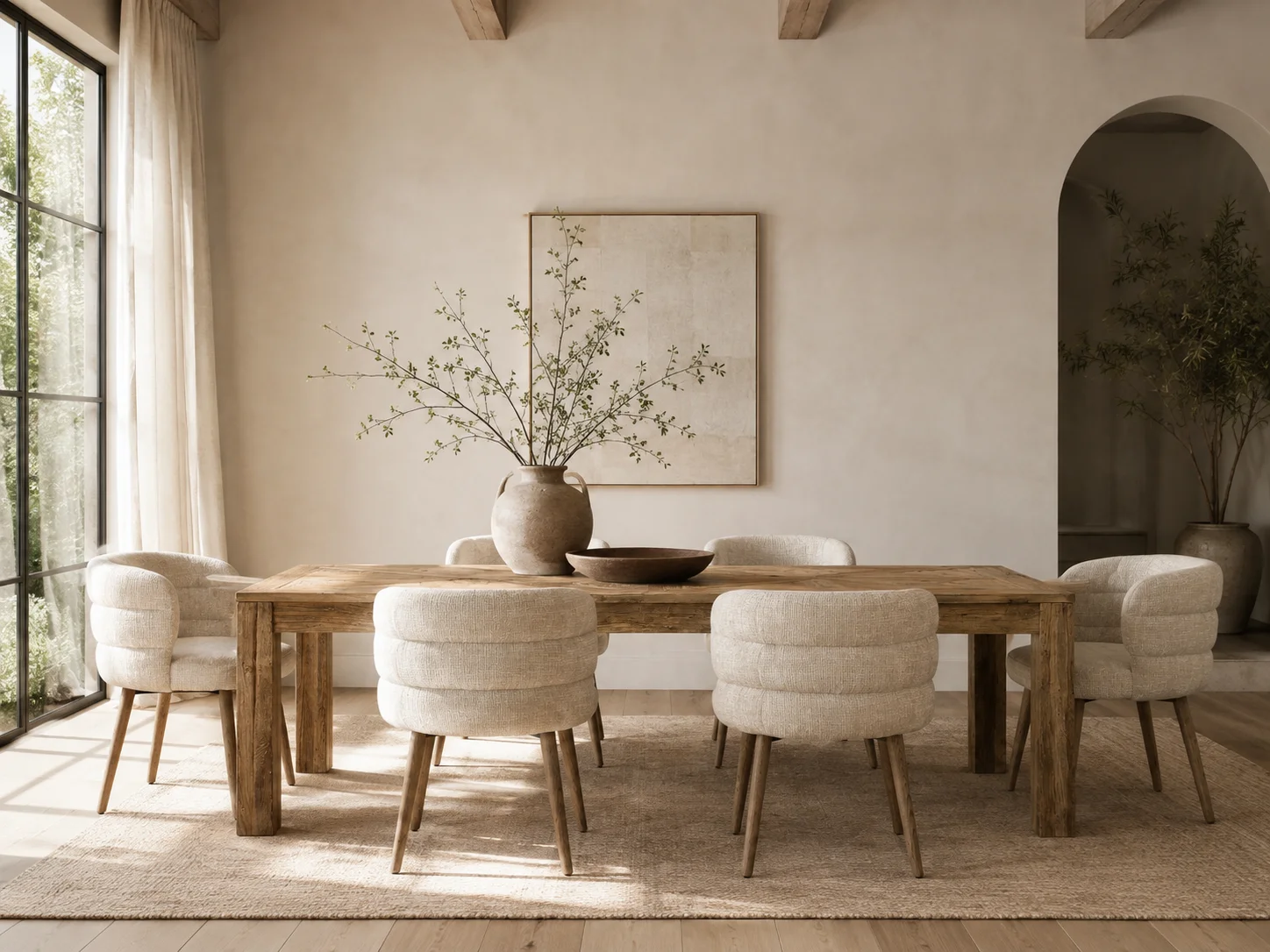 Mesa comedor parquet