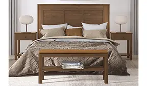 Cabecero de madera colonial Long Island