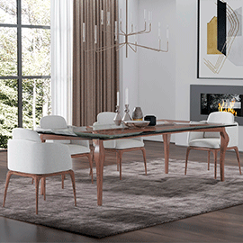 Elige la mesa de comedor más adecuada para Navidad
