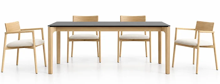 Mesa de comedor tapa porcelánico Neok