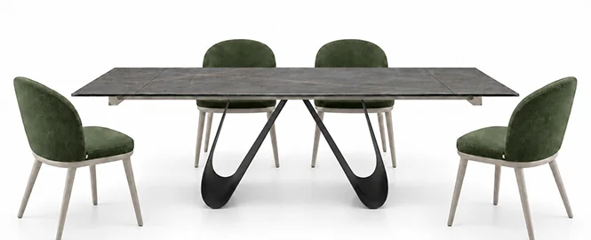 Mesa de comedor extensible rectangular Paxus Mesa de comedor extensible rectangular Paxus